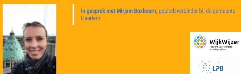 Er moest een intensieve #wijkaanpak komen en inzet van alle betrokkenen om grote sociale problemen en de voedingsbodem daarvan aan te pakken," vertelt Mirjam Boxhoorn, gebiedsverbinder bij <a href="/gemeentehaarlem/">Gemeente Haarlem</a> <a href="/platformlpb/">LPB</a>. Lees meer op #wijkwijzer -> bit.ly/WWLPB2