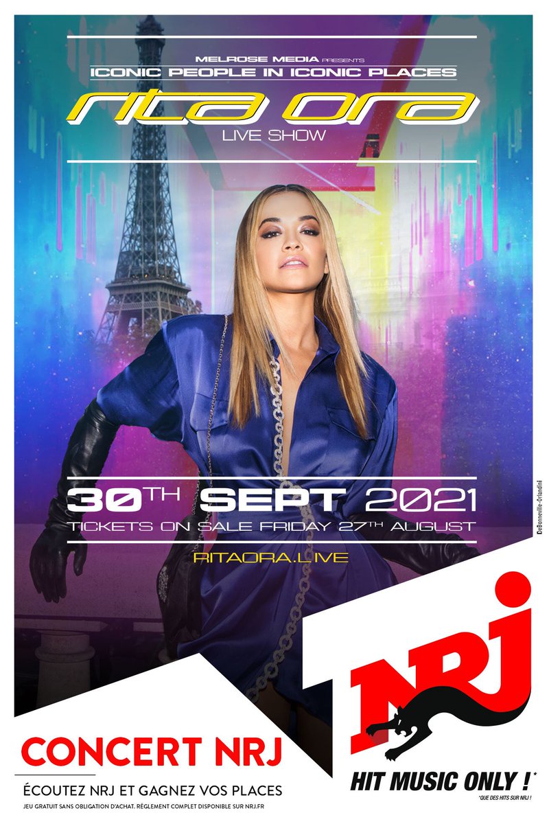 BREAKING NEWS 🚨 <a href="/RitaOra/">Rita Ora</a> sera en concert livestream le 30 septembre 2021 avec #NRJ 🔥 Ça va être INCROYABLE ! #RitaOraAvecNRJ  

ritaora.live/ritaora