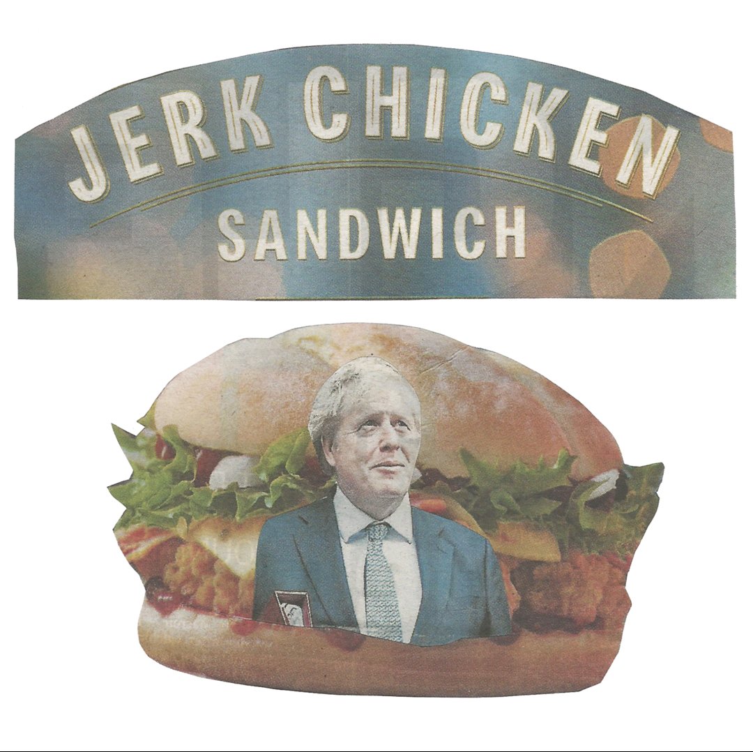 No stock?  No Problem!

#tripleonefive #zine #fanzine #collage #cutandpaste #zinester #paperscissorsglue #eattherich #nevertrustatory #ledbydonkeys #fuckadvertisements  #artsale #collageofinstagram #surrealism #borisland #notgreatnotterrible #climatechange #eu #brexit #mcdonalds