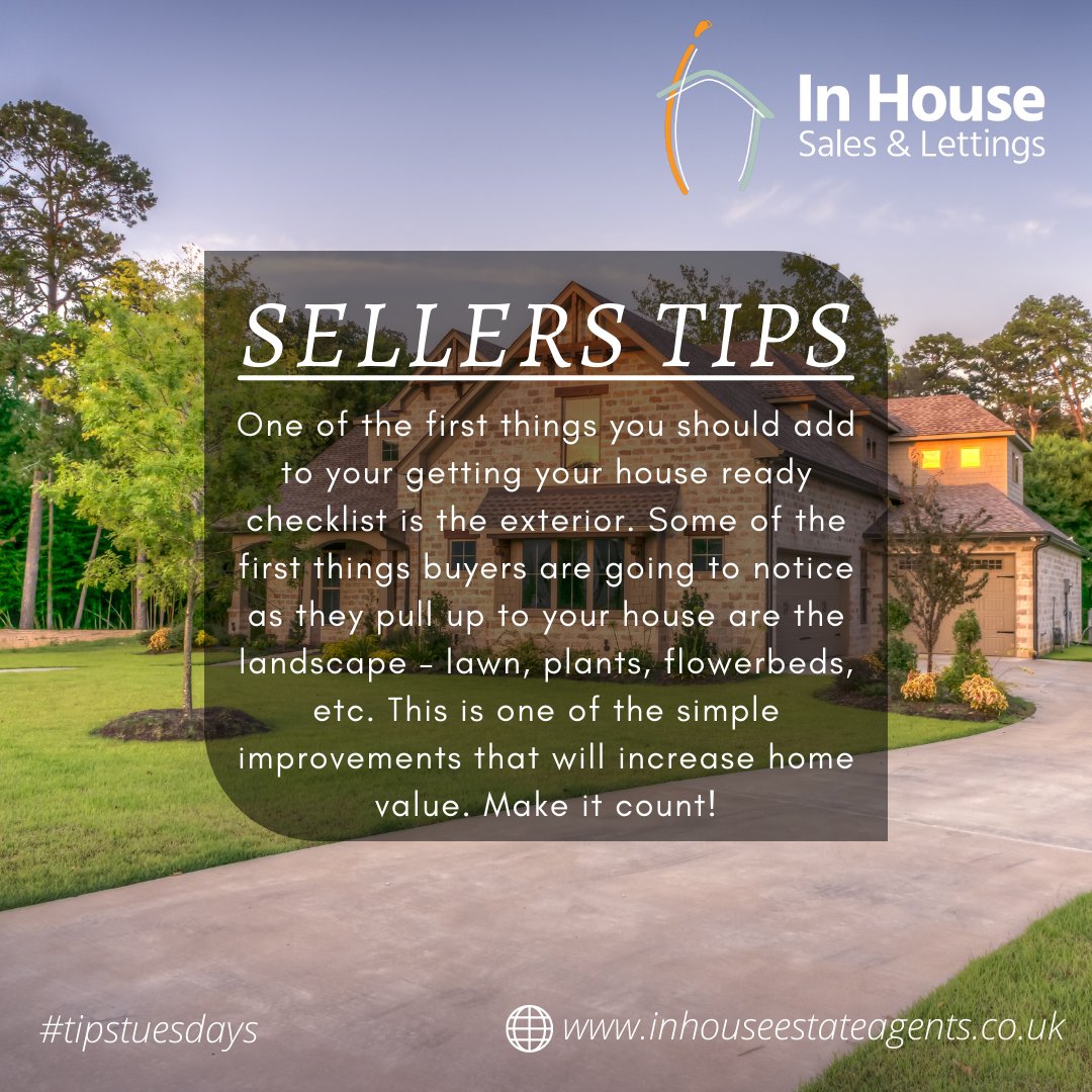 Inhouseproperty's tweet photo. #tipstuesdays -
Presenting your home in the right way makes ALL the difference when selling. 

In House have created a FREE GUIDE on 'How to prepare your home to attract buyers' giving you 10 ways you can tip the balance in your favour and get that sale

🌐https://t.co/C9wKoS5rwf https://t.co/RKselc2MH5