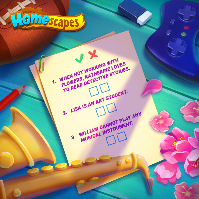 Homescapes on Twitter "Three questions, two options, only one shot! 🎯