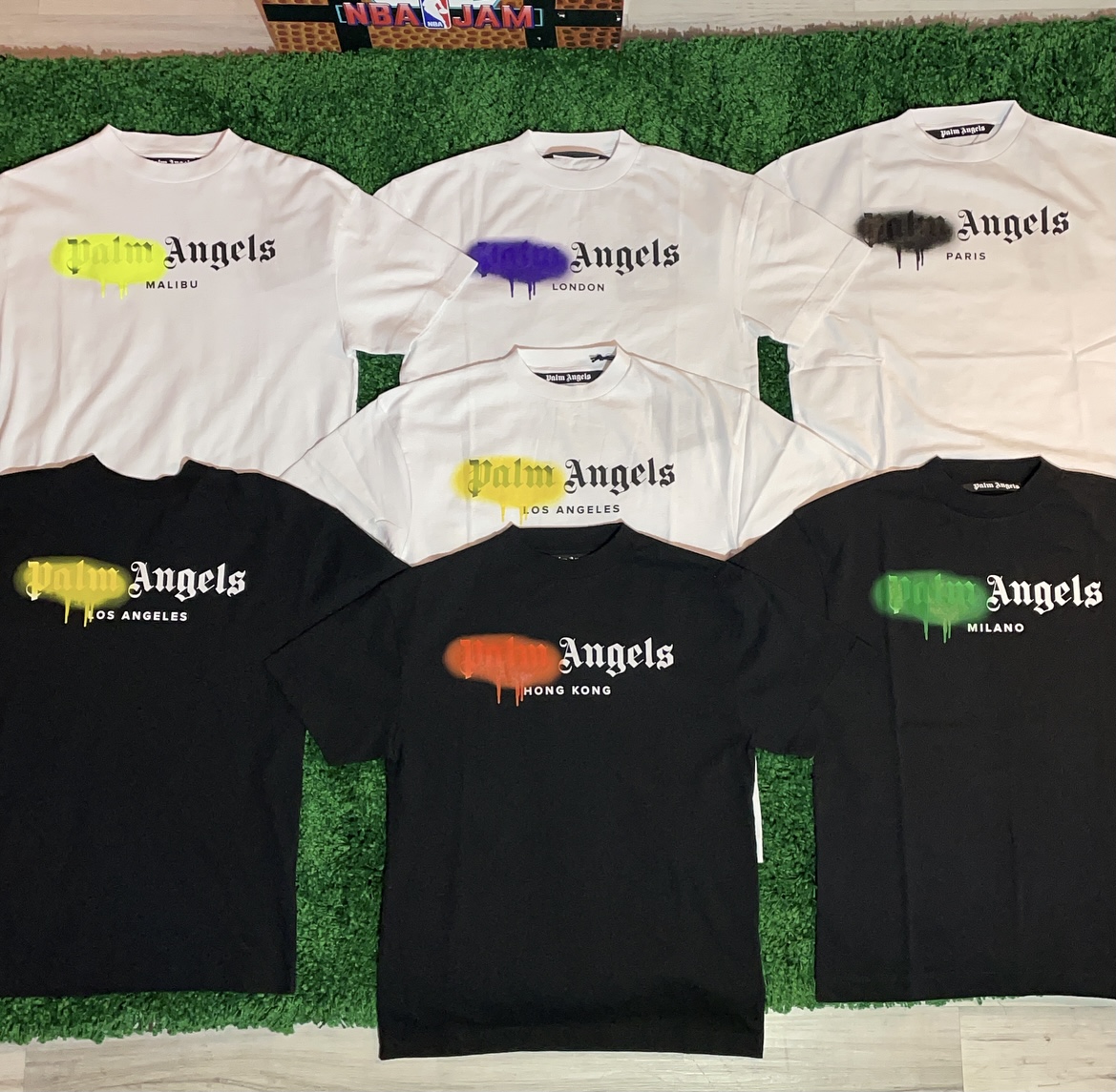 TokenMiami's tweet photo. 🚨Restock Alert 🚨 More #PalmAngels City Tees arrived to the shop this week and we have them in a variety of colors. Slide by the shop today to cop some new drip. Shop opens today at 1PM. #TokenMiami https://t.co/6POlAnYGOp