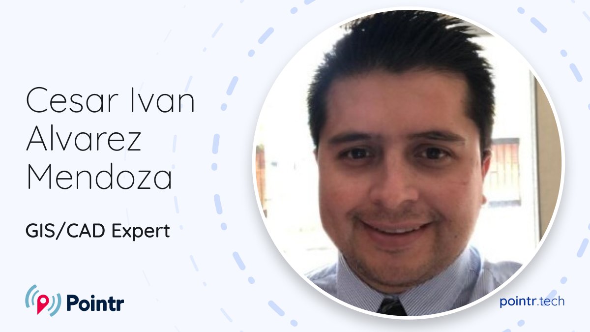 PointrTech's tweet photo. We are excited to announce that Cesar is joining Pointr as our GIS/CAD Expert. Welcome to the team, Cesar!👋
Cesar brings more than 10 years of experience working in GIS, remote sensing, and drones. He currently teaches GIS at a University in Ecuador. https://t.co/Sjta8CheWG