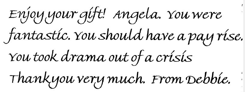 Well Done to Angela at our Norwich South Branch. Although the Customers Vehicle was beyond economical repair her Customer Service was 1st Class &amp; see received a stunning bunch of flowers from the Customer in recognition of this. Great Work Angela!!