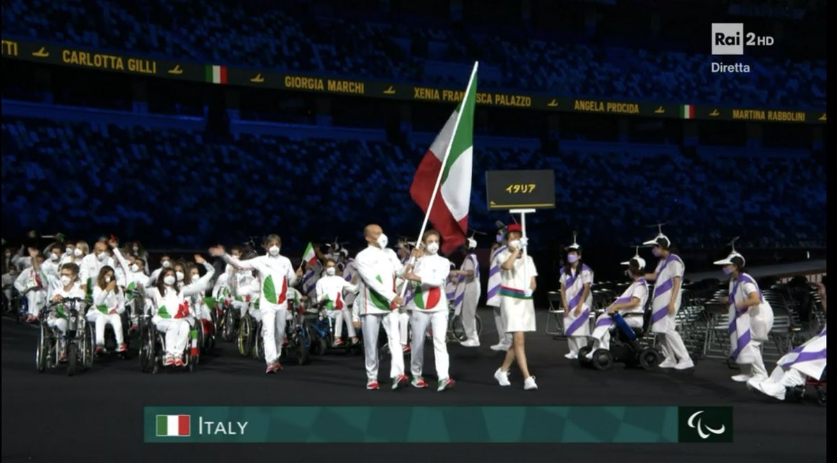Dopo le #olimpiaditokyo2020 dove l’ #Italiateam ha fatto un bellissimo percorso. Oggi dobbiamo fare il tifo per loro più forte che mai!!! #Paralympics #Tokyo2020 #Giochiparalimpici #GiochiOlimpici
