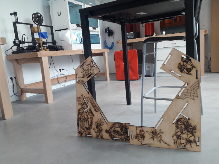 zoomacom's tweet photo. Fabrication de bornes d'arcade au FabLab 🐘openfactory@framapiaf.org. Jour 1 des animations avec le Comité d'animation du Parc de Montaud et le centre de loisir collectif LQJ.
#SaintEtienne #MedNum42 #Makers42 https://t.co/ICpP9u5iNh