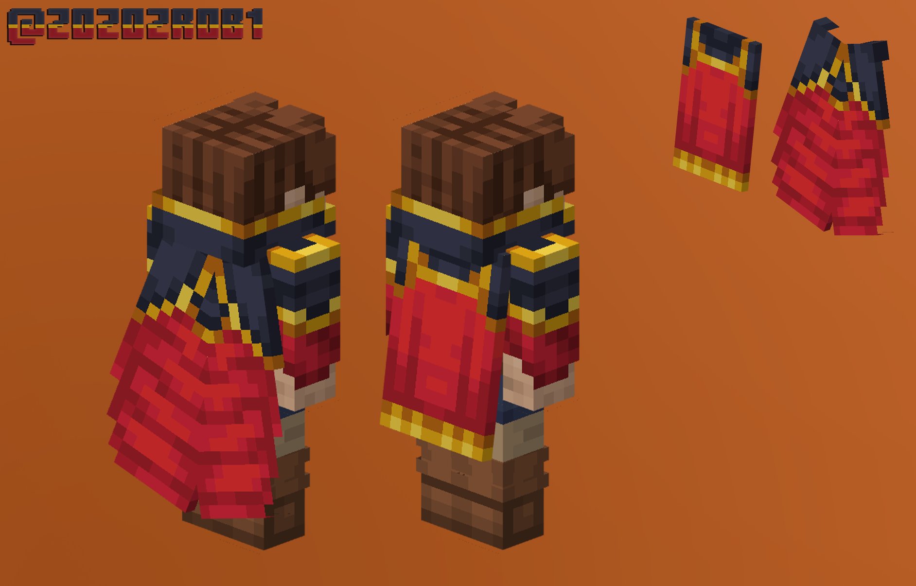 Zozo migration cape minecraft mob skin