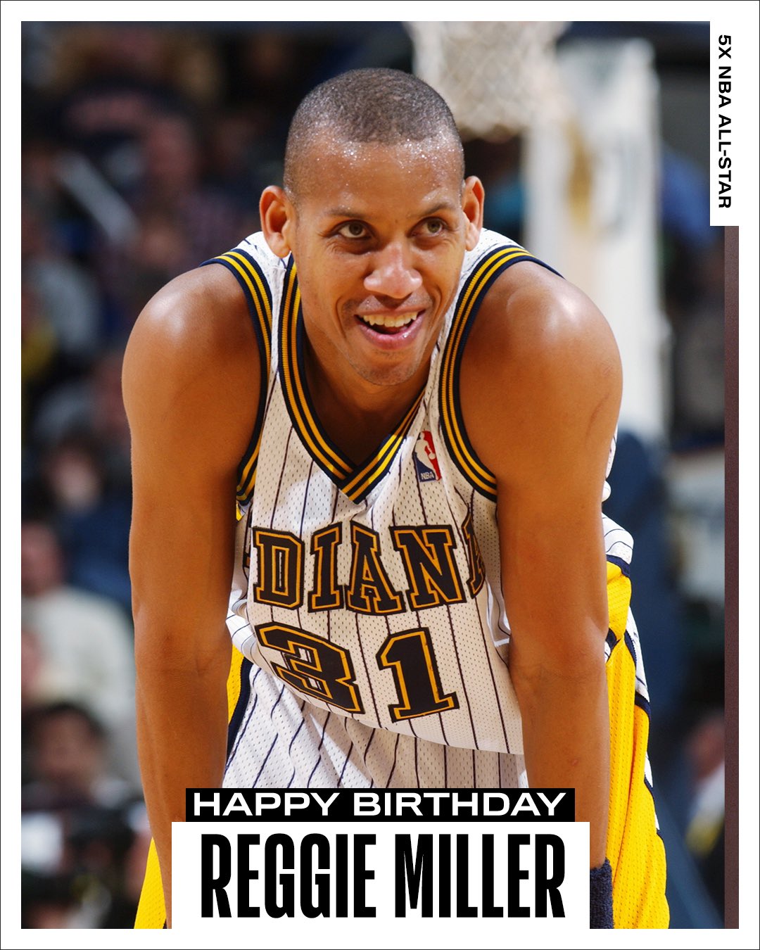 Join us in wishing a Happy 56th Birthday to 5x and inductee, Reggie Miller! 
