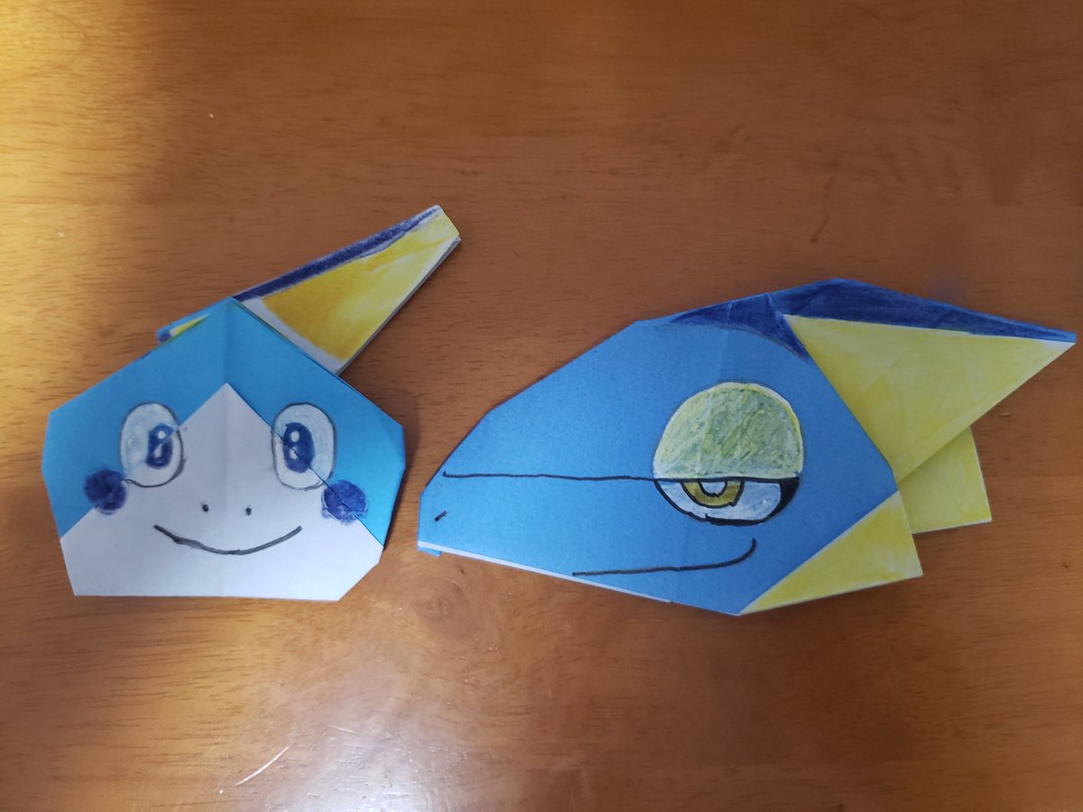 つっきー A Twitter 息子にお願いされて Youtubeみながら折り紙でポケモン作ってみた メッソンとインテレオン 喜んでくれると良いけど つっきー A Twitter 息子にお願いされて Youtubeみながら折り紙でポケモン作ってみた メッソンとインテレオン 喜んでくれると良いけど