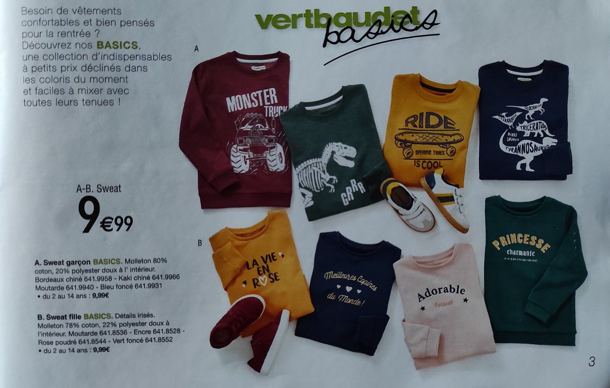 Bah alors Vertbaudet? Une fille n'a pas le droit aux dinos? Et les gars ne peuvent pas voir la vie en rose??  #pepitesexiste <a href="/PepiteSexiste/">Pépite Sexiste</a>