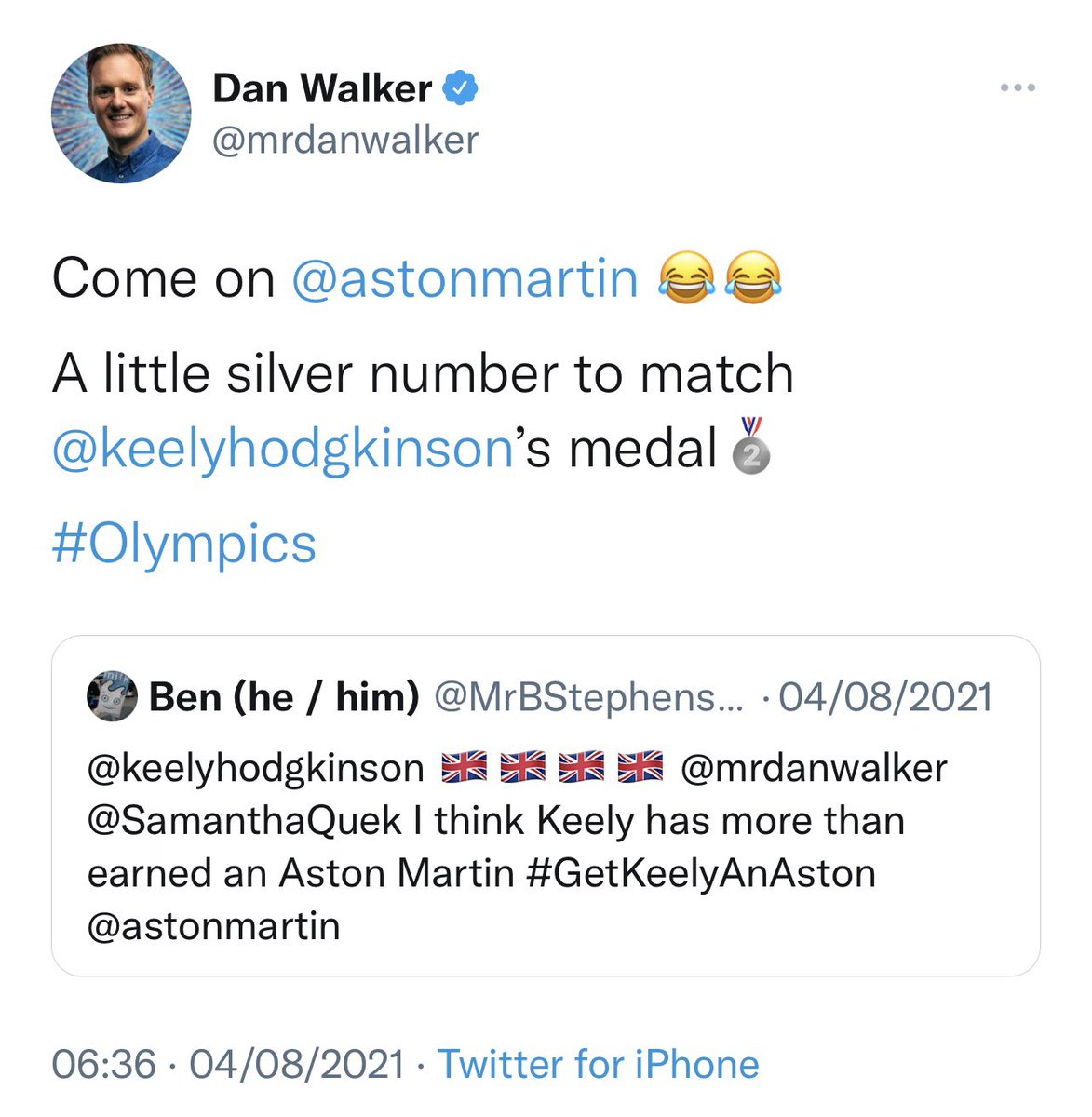 Aston Martin tweet media