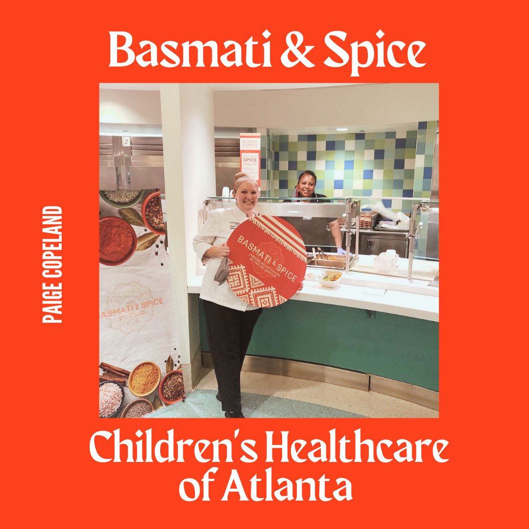 BasmatiAndSpice's tweet photo. Retail Manager Paige featuring Basmati and Spice at Children’s Healthcare of Atlanta @childrensatl ! This wellness concept is packed with delicious veggies! Have you tried our food yet? #PowerOfFood @MorrisonHC 

#wellness #hospital #food https://t.co/L5WpqvnMnP