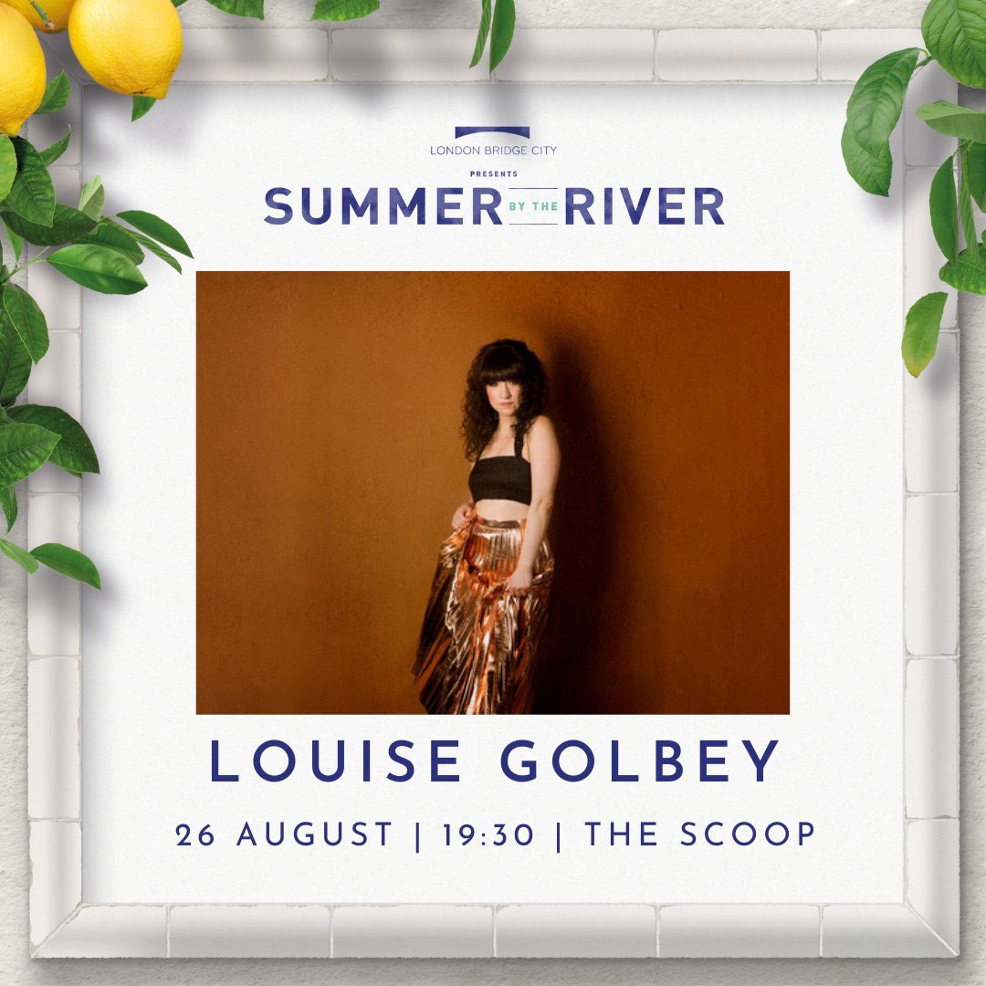 #FREE This Thursday 26th August 7.30pm @ The Scoop, London Bridge @Discovery_2 presents #SummerByTheRiver with @LouiseGolbey and @jayjohnsontweet #LondonGig #London #LiveMusic @Frontroomsongs @LDNBridgeCity