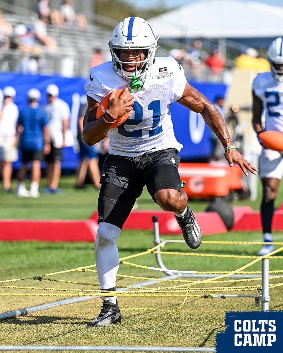 Nyheim Hines at Colts Training Camp