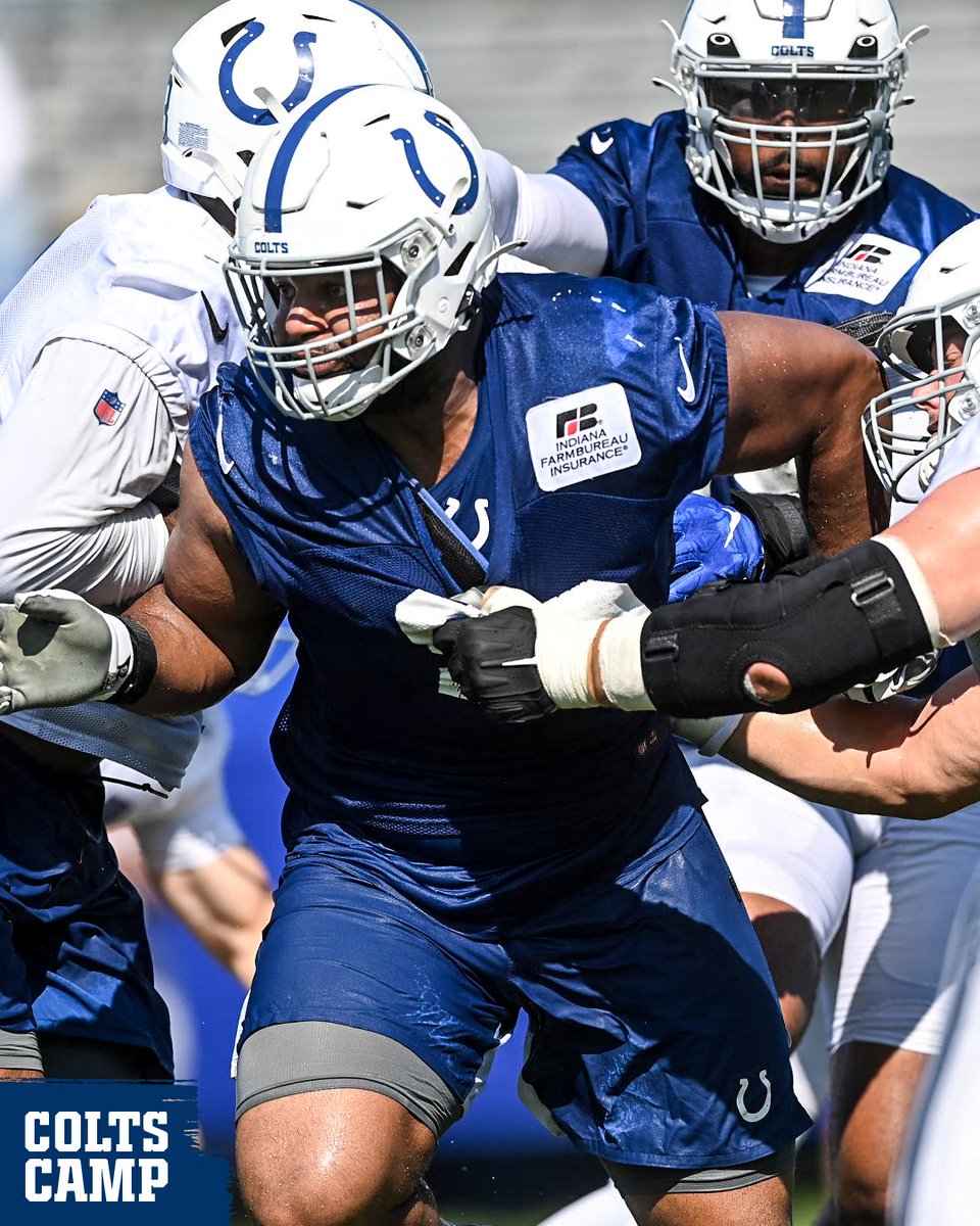 Grover Stewart at Colts Training Camp