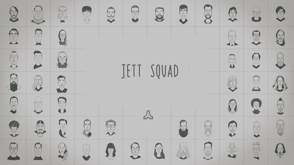 👏🏽 🏁🏆 JETT Squad roll call.