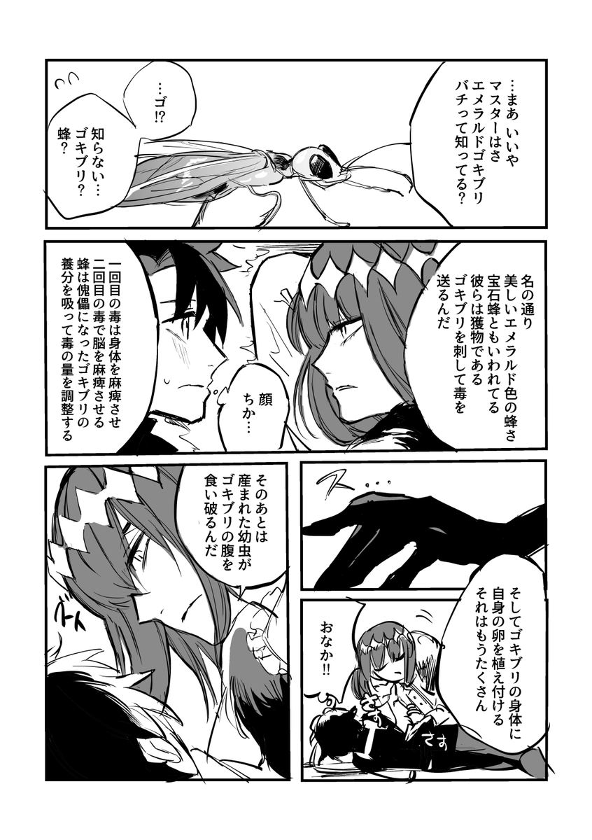 これは欲望のままに描いた
ぐだ♂→オベ漫画 