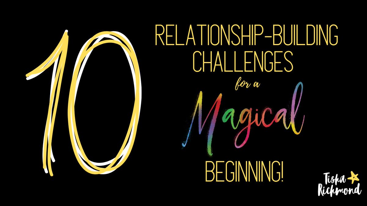 Check out my new blog post: 10 Relationship-Building Challenges for a Magical Beginning! tisharichmond.com/blog/10-relati…

Great addition to the Magical Mystery Relationship-Building Tour! tisharichmond.com/blog/magical-m… #MLmagical #TLAP