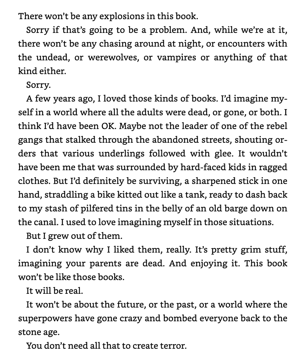 GROW - <a href="/lcpalmerpoet/">Luke Palmer</a> (YA)

A white supremacist group and its violent leader target fifteen-year-old Josh, who is struggling to cope with his father’s recent death at the hands of terrorists. Will he find the strength to resist? 

This one's INCREDIBLE!

anewchapterbooks.com/product-page/g…