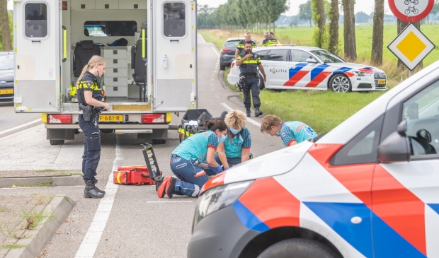 91-jarige fietser overleden aan verwondingen na aanrijding op N214