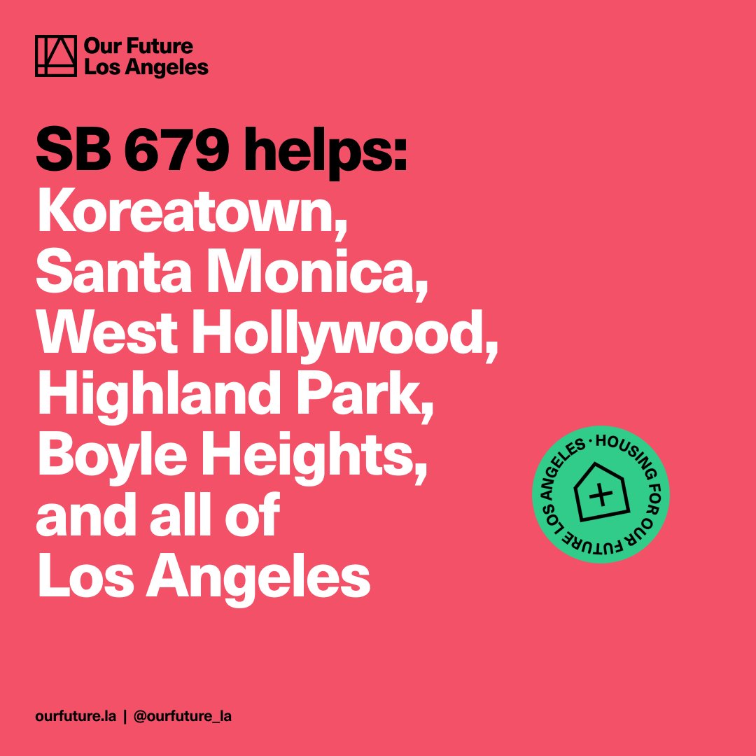 OurFuture_LA's tweet image. ACTION ALERT 🚨 SB 679 will create a single agency, called LACAHSA, that can directly address our affordable housing shortage and lack of renter protections in communities across L.A. County.

Believe it or not—this is something we’ve never had before in L.A. County.