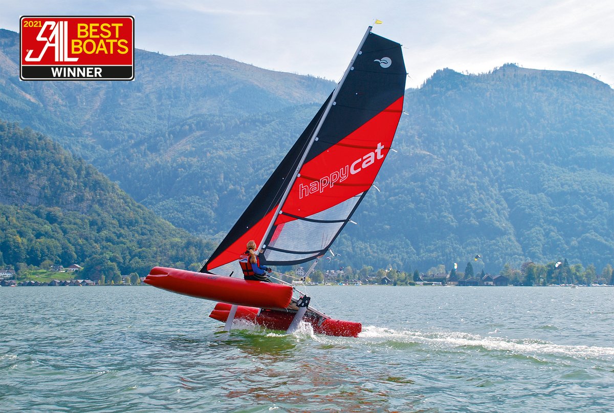 sailmagazine's tweet photo. Boat Review: Happy Cat Hurricane, expect big things from this small package. #bestboats #daysail #boats @RedBeardSailing https://t.co/QH8j4HVWbp https://t.co/SWuvMHvgJ0