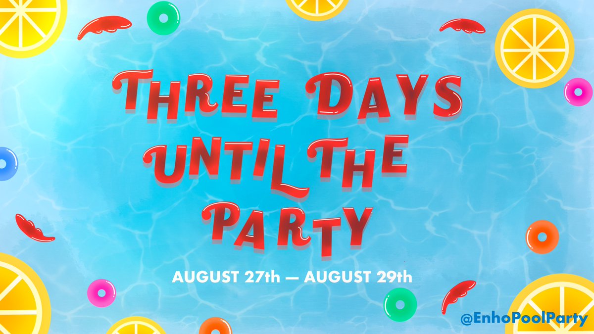 EnhoPoolParty's tweet photo. We're getting ever closer to the #EndhawksPoolParty! Only three days left to inflate your pool floaties and pack your snorkeling gear, and we hope you're all getting excited! ๐คฟ https://t.co/DisQil4YHG