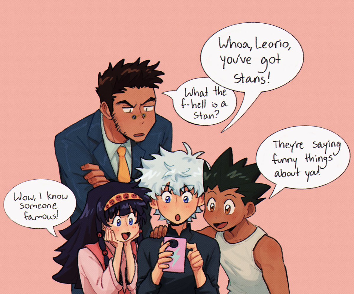 leorio punches ging on livestream and becomes internet famous #hxh #leopika 