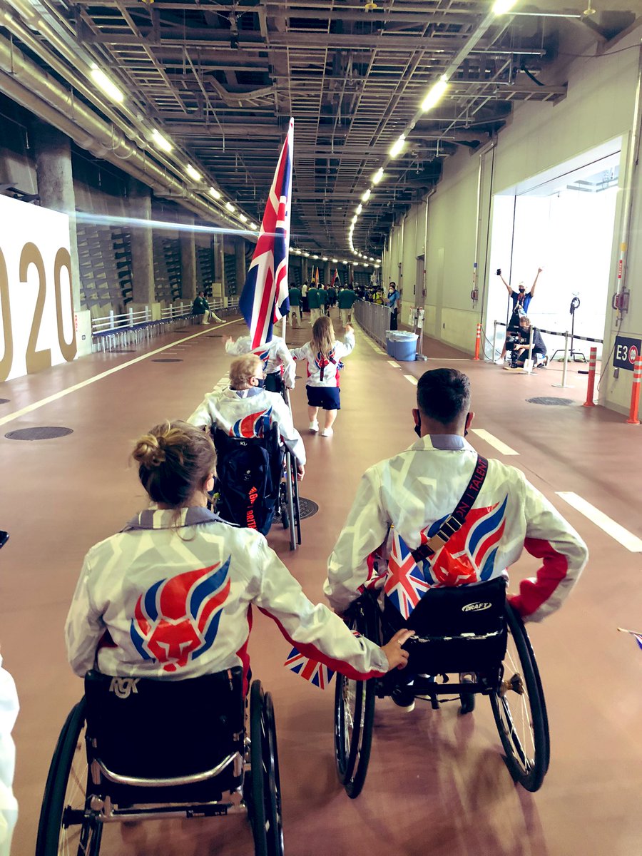 What an absolute honour to march behind our incredible athletes and Caz Walton at the <a href="/Paralympics/">Paralympic Games</a> opening ceremony, representing our <a href="/ParalympicsGB/">ParalympicsGB</a> Nursing Team #tokyo2020 #speechless #special #nurse #gameon #inittogether #ImpossibleToIgnore