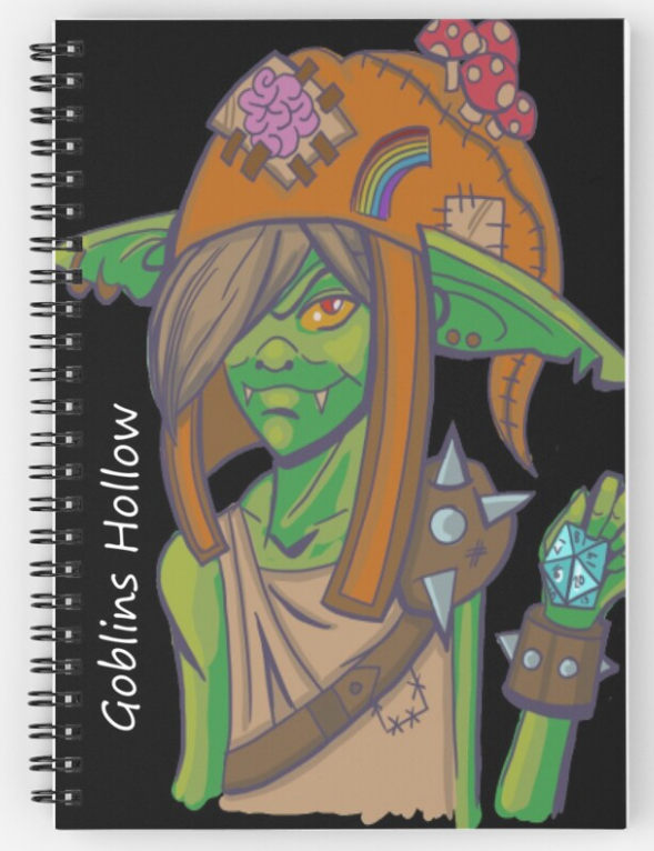 GoblinsHollowLS's tweet photo. Hey Guys! WE HAVE MERCH FOR THE HOLLOW!! Show your support while looking great with a new t-shirt or a new notebook! 33 products available! https://t.co/pTCmNRsD27
@CLeeDandD @KitKatGirlArt 
#dungeonsanddragons #redbubble #streamergirl #dnd5e https://t.co/R78KvIHO3I