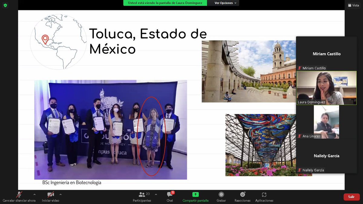 comecyt's tweet photo. Laura Leticia Domínguez Mercado es beneficiaria del programa Mexiquenses en el Extranjero Comecyt Edoméx. 
Ella es Ing. en Biotecnología y actualmente estudia el Doctorado en Química en la Concordia University Canadá. https://t.co/fKzj4SO6y1