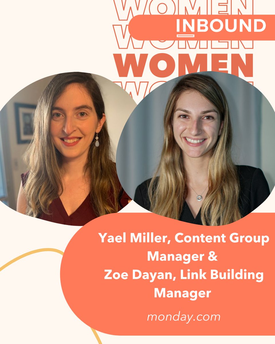 unboundevent's tweet photo. Project managers, this one's for you! Super charge your brand strategy, visibility, and credibility with the Yael Miller and Zoe Dayan from https://t.co/wJTUR9LDHQ 💥 Learn top tricks and tips from these incredible #WomenAtINBOUND this October! https://t.co/MuZgbSKcZw https://t.co/JjOSH4kuU3