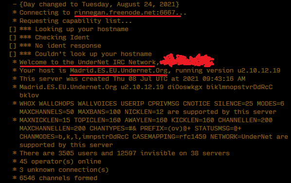 plainoldchair's tweet image. Realized my IRC client reconnected to one of #freenode's old subdomains, which is apparently redirecting to the Undernet IRC network now? And some of the biggest channels there are for things like inc*st and cuckolding/femdom fetish material???