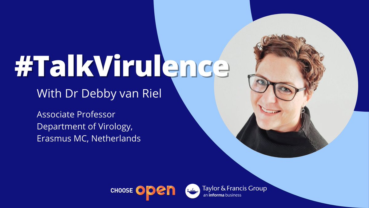 tandfbiosci's tweet photo. That's the end of today's interview.
👏 Thank you to Dr Debby van Riel - do you have any final comments?
#TalkVirulence @DebbyvanRiel 

#WomenInSTEM #Pathogenesis #LoveVirology #RielScience @Virulence12 https://t.co/DU9mwgBcVF