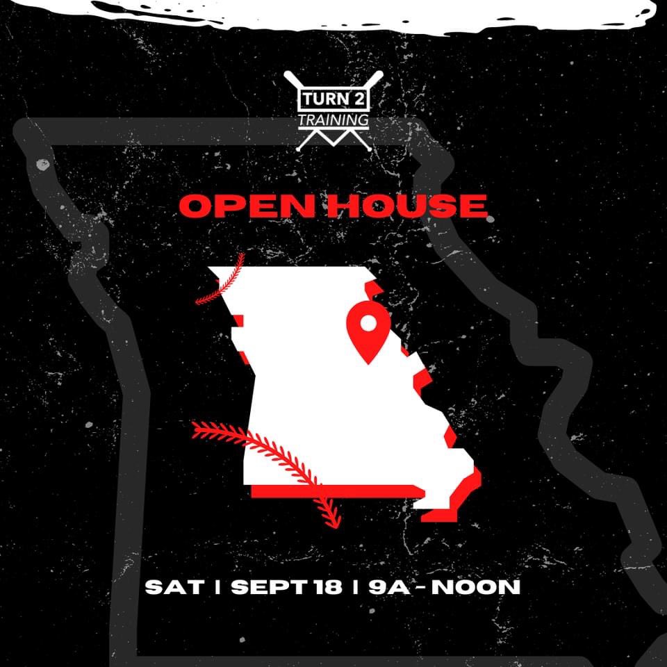 Private Lessons and Team Training are now being offered in O'Fallon, MO!

Get started with a free player eval or team training session. Contact Tommy Hager at thager@turn2outs.com to schedule your eval or team training!

Mark Your Calendar - Open House on Sat, Sep 18 from 9a-12p