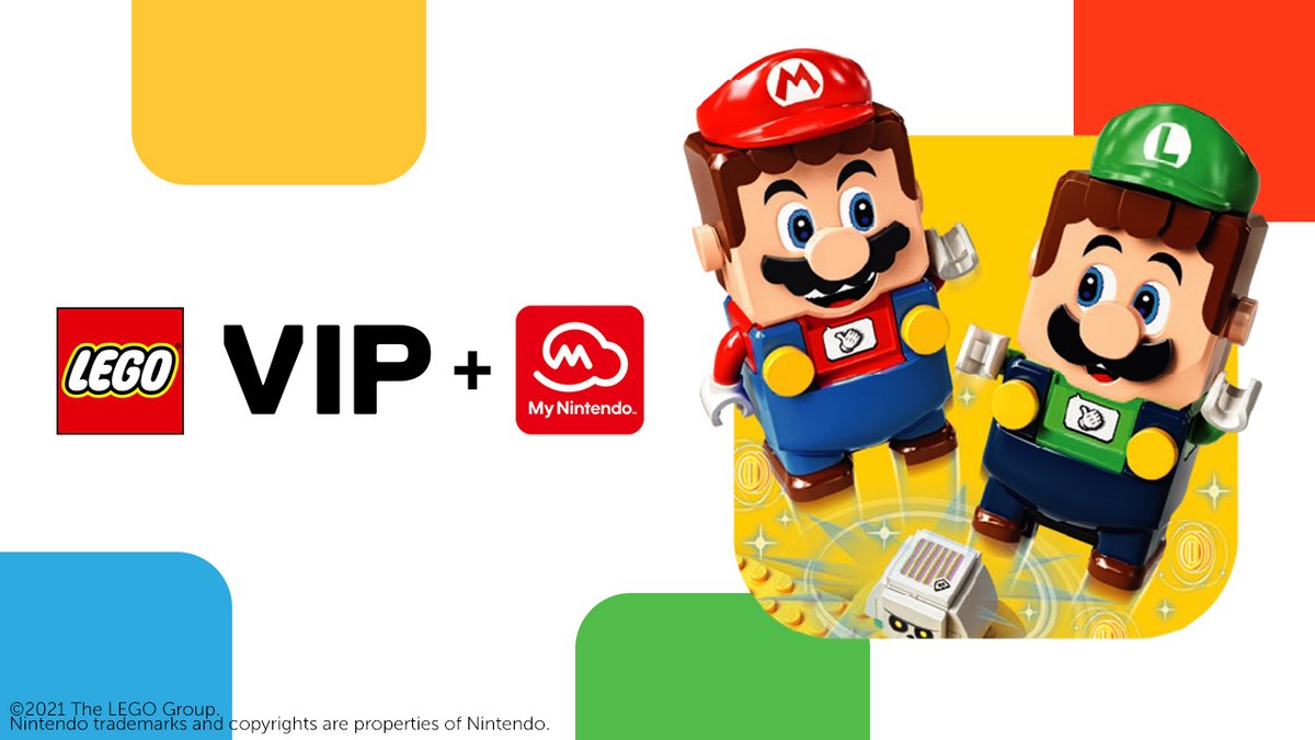 Nintendo Of Europe My Nintendo Is Teaming Up With Lego Vip For Double Fun Lego Supermario Rewards Learn More T Co Db6vw5v25n T Co Woxxkktqvo