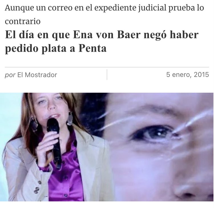 cgajardop's tweet photo. Veo que en la lista de Chile Vamos van de candidatos al Senado:
-Pedro Velásquez 
-Jacqueline Van Rysselberghe
-Ena Von Baer
-Iván Moreira

Chile cambió, pero no tanto. https://t.co/1XtmMzmtZX