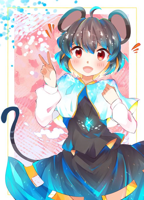 「mouse ears pendant」 illustration images(Latest)｜4pages