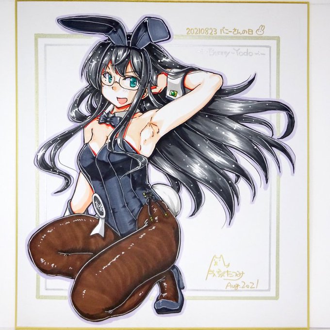 【2021/8/24】本日出品予定の色紙その2
・バニーさんの日大淀バニー
先日出品が間に合わなかった分です

準備のためいったんboothを非公開にします
23:59 open(予定 