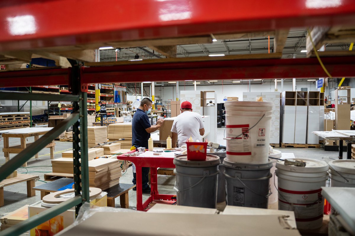Systematics_Inc's tweet photo. Just a few photos of our hard-working team creating the @pacorabanne display we made for Father’s Day a couple months ago. Shoutout to all our employees for their continued strong work ethic and innovative ideas!
#teamworkmakesthedreamwork #teamwork #smallbusiness
#systematicsinc https://t.co/8RubxcI9IU