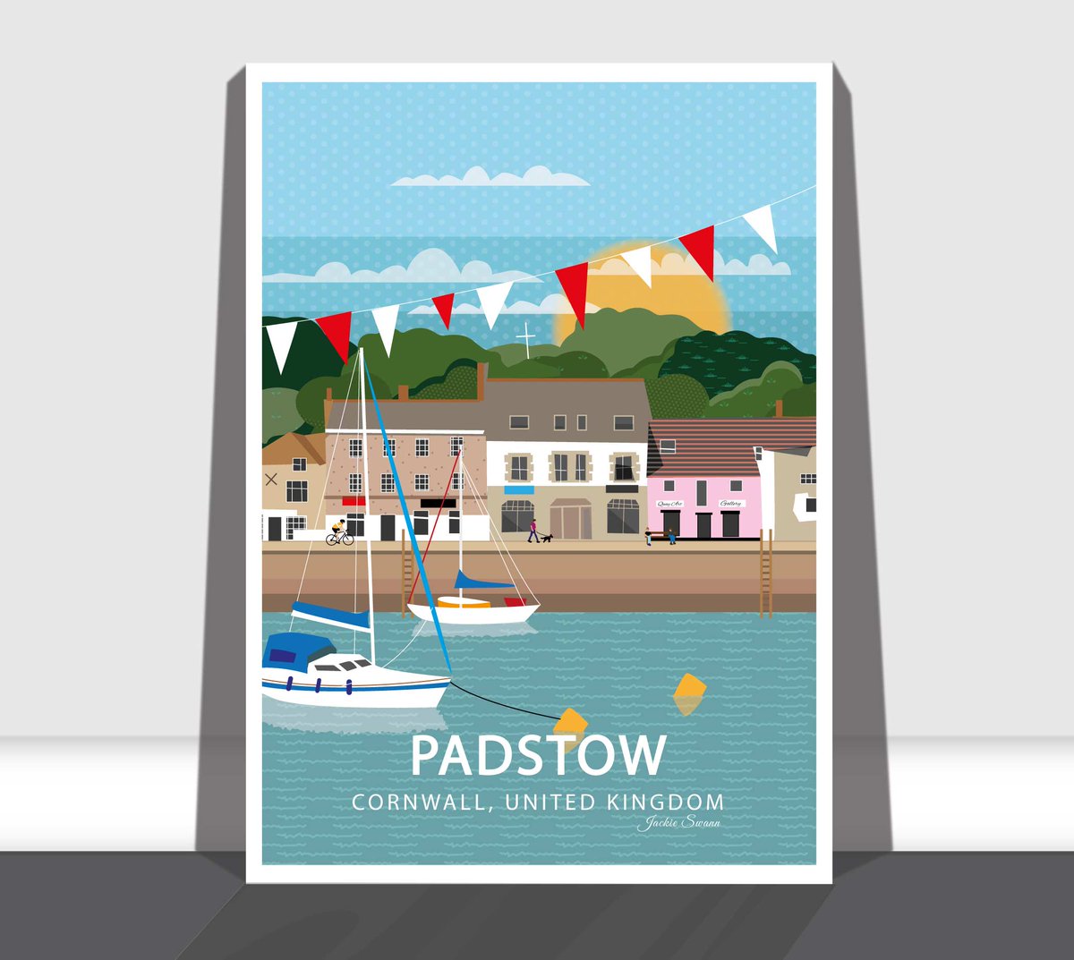 DesignSwann's tweet image. Can anyone guess where I went on my holidays this year?! &amp;amp; I just had to add a cyclist, it would seem wrong not to! Now available to buy in my Etsy store: etsy.com/uk/listing/105…