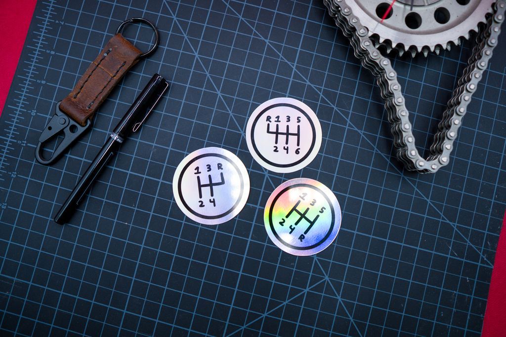 BossKeyForge's tweet image. NEW RELEASE — #savethemanuals with these 6, 5, and 4 speed shifter-pattern holographic vinyl stickers! 

Get it here: etsy.me/3kmqv1K

#manualtransmission
#automotive
#cars
#6speed #5speed #4speed