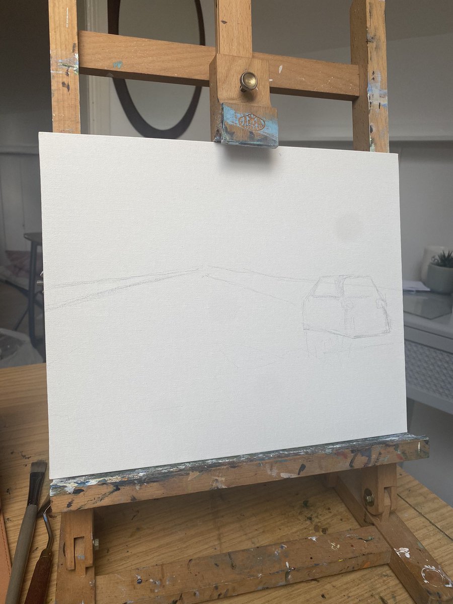 rionabuthello's tweet photo. Sketch.                           Painting. https://t.co/GSRkdGu2io