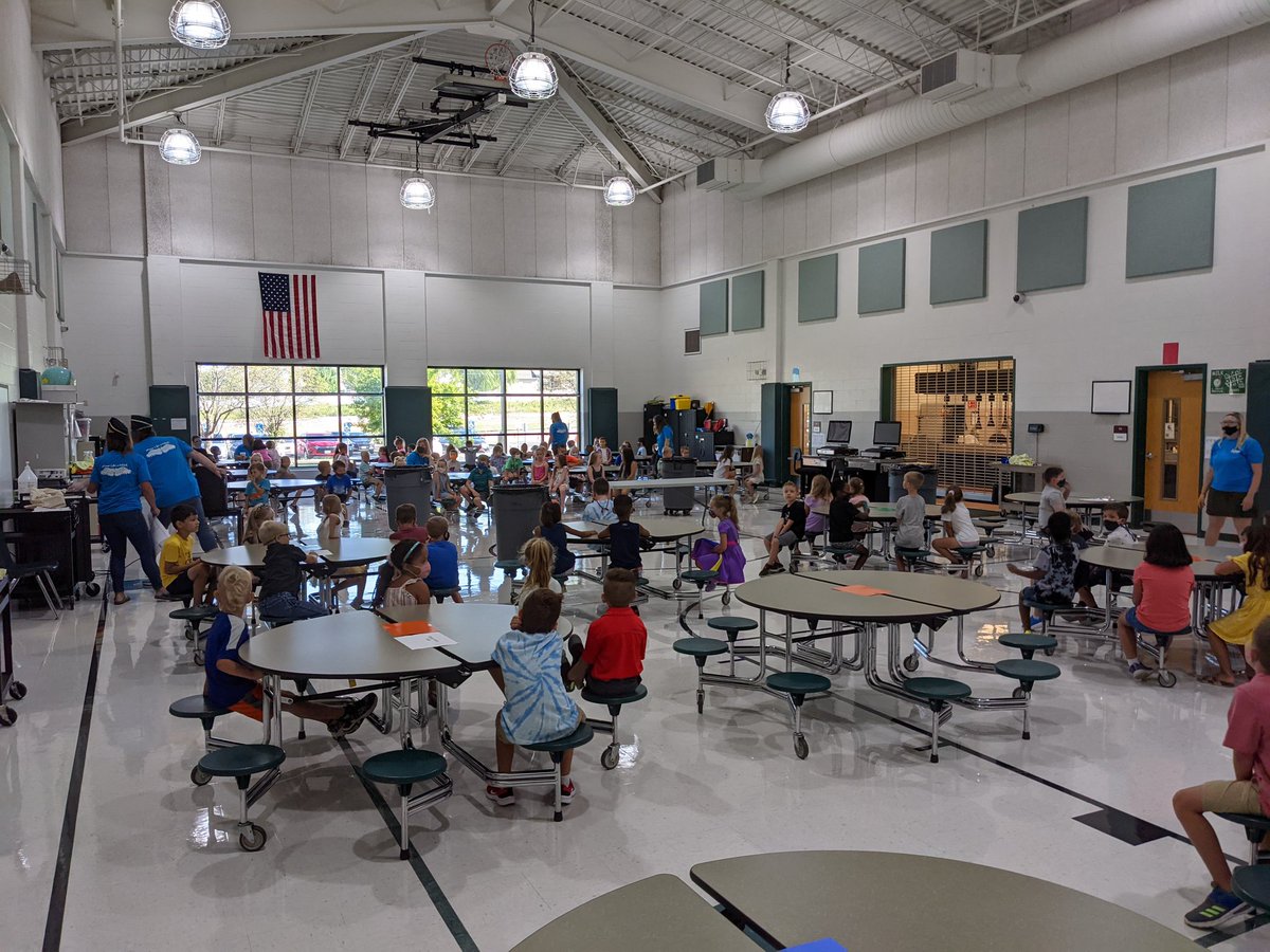 Students are learning our school wide expectations in Flight School starting today. #SoarLikeAHawk