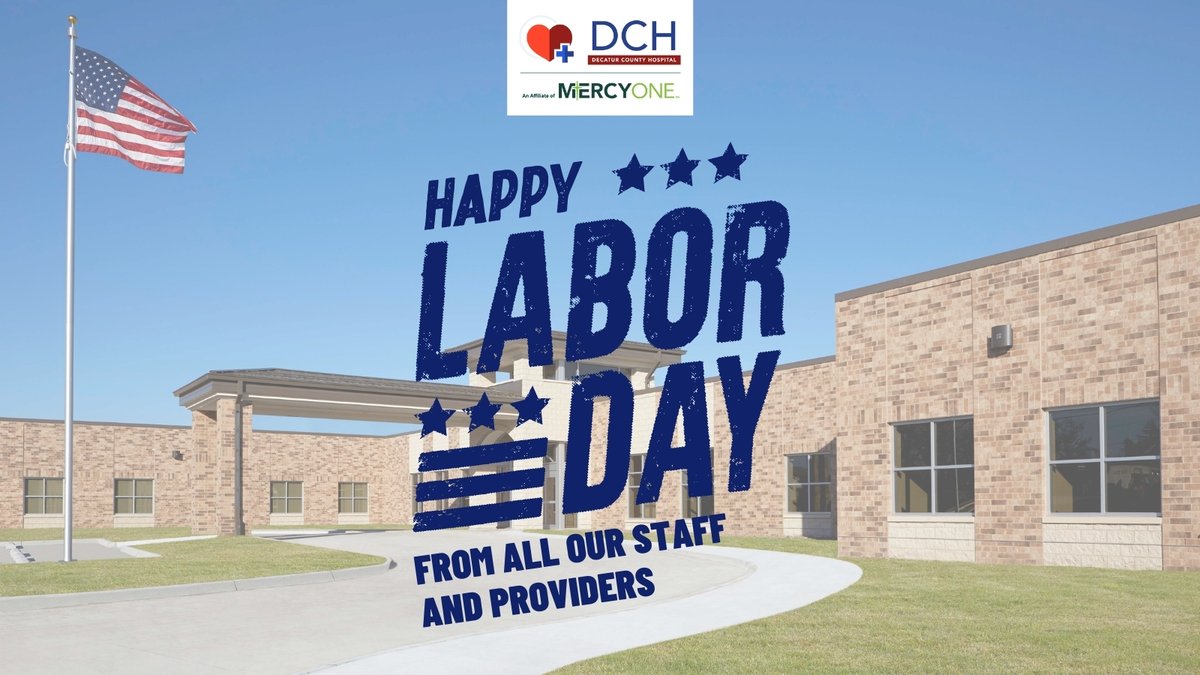 From all our staff and providers, we wish you a safe and happy Labor Day!
