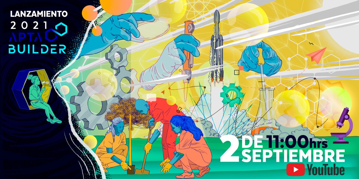 ¿Listos para la 2da versión? ¡#APTABuilder2021 viene recargado!✨Buscaremos participar activamente en la creación, desarrollo y crecimiento de empresas tecnológicas #MadeIn🇨🇱, de la mano de una nueva generación de desarrolladores tecnológicos.
¡No faltes!👉bit.ly/3khYA37