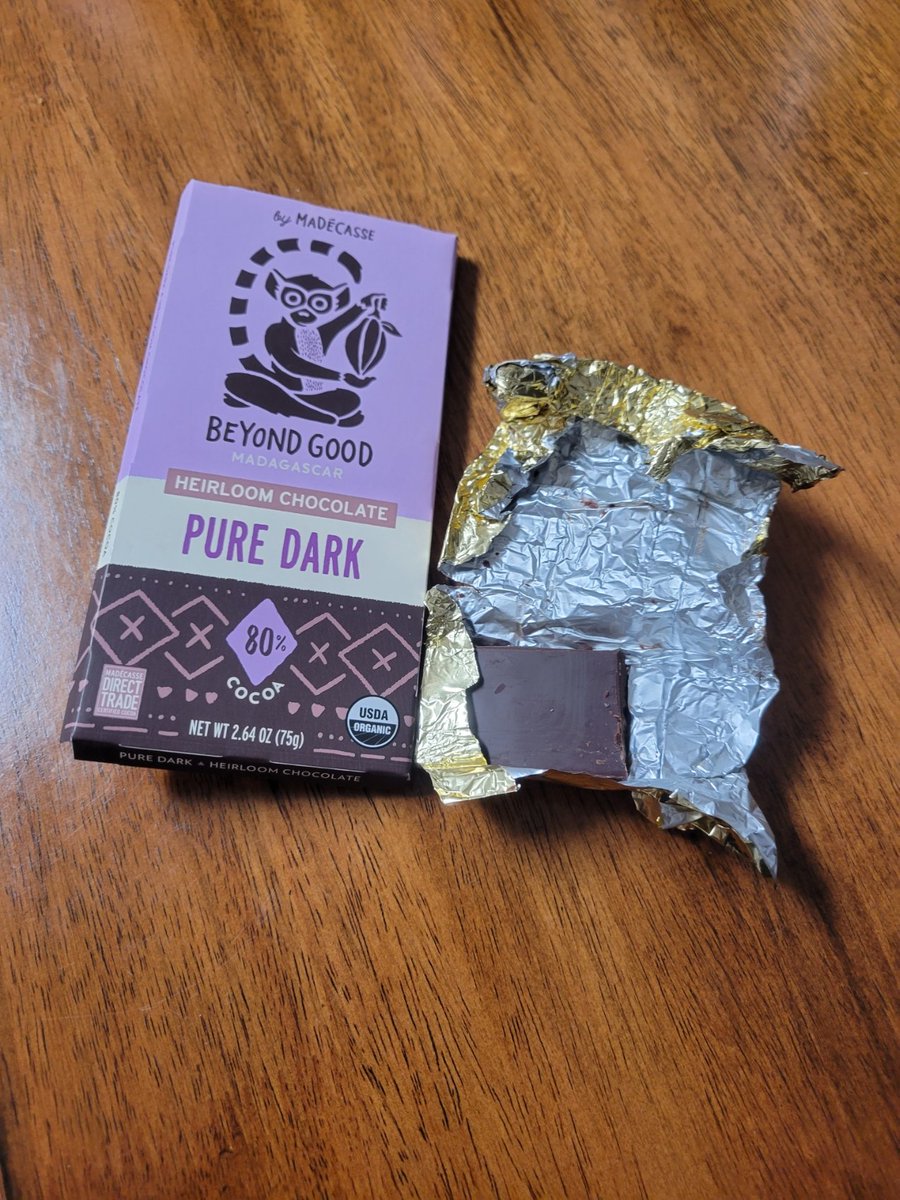 Oh no! That's okay @eatbeyondgood is on the shopping list. Dark chocolate is good for you, especially when non-gmo and organic. Thanks @socialnature for the opportunity to find a new favorite! #beyondgood #trynatural