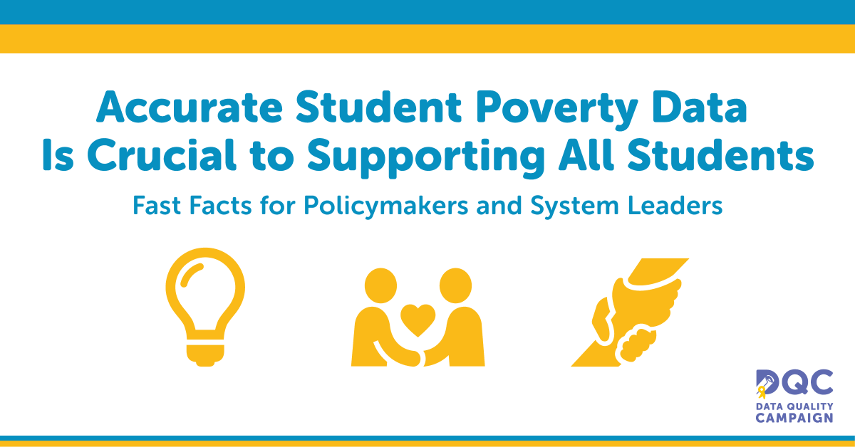 EdDataCampaign's tweet photo. Accurate student poverty data shines a light on disparities, helps leaders target resources, and helps researchers determine which policies + programs help students in need. We highlight challenges of measuring student poverty: https://t.co/jrkI831YVU https://t.co/lpL9YSyPaX