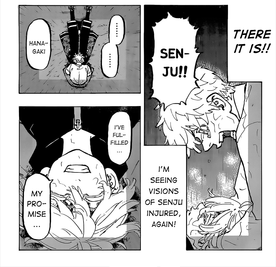 So Senju protected Takemichi that's why she died. 😭😭😭 but that'll change now, hopefully! 