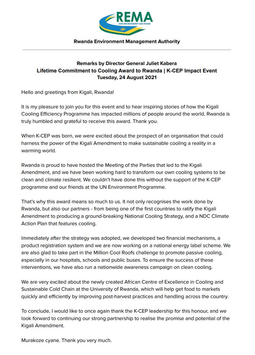 Rwanda Environment Management Authority tweet media